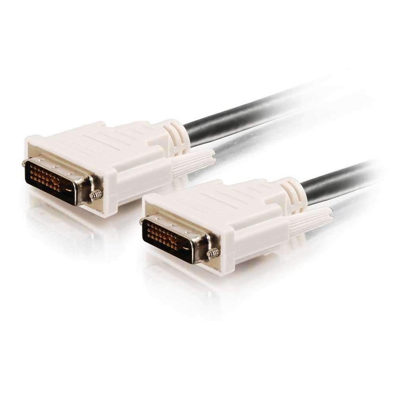 C2G Legrand DVI-D to DVI-D Video Cable, Male to Male Dual Link Digital Video Cable, Black Computer Cable, 2 Meter (6.6 Foot) Monitor Cable, 1 Count, C2G 26911 - Image 1